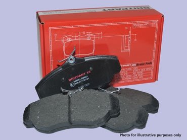 Front Brake Pad Set FL1 01-06 (Britpart XS) LR021899 SFP500100 SFP000020
